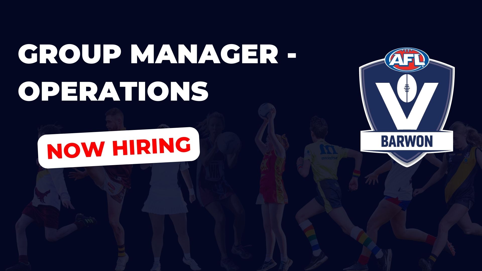 NEW POSITION AFL Barwon Group Manager Operations